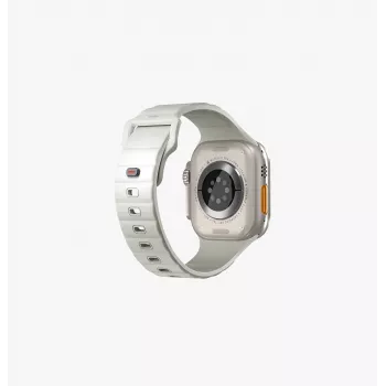 UNIQ Stride SE Apple Watch zapestnica 49/46/45/44mm FKM guma lume polnočno zelena