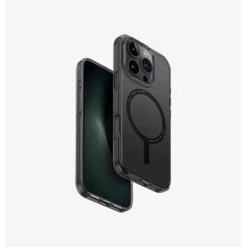 UNIQ Clario ovitek za iPhone 16 Pro 6,3 inch Magclick polnjenje smoke