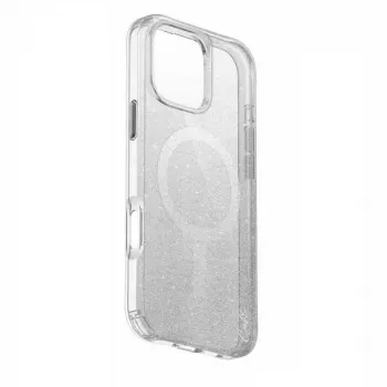 UNIQ Coehl Lumino ovitek z magnetnim polnjenjem za iPhone 16 Pro Max 6,9 inch Sparkling Silver
