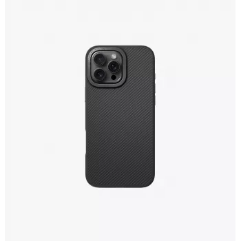 UNIQ Keva Max Magclick ovitek za brezžično polnjenje za iPhone 16 Pro Max 6,9 inch, Carbon Black