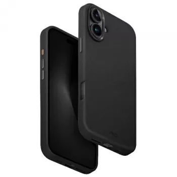 UNIQ Lyden MagClick ovitek za brezžično polnjenje za Apple iPhone 16 Plus 6,7 inch, Dallas Black