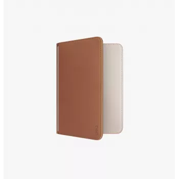 UNIQ Belmont držalo za potni list z Apple Find My in RFID zaščito, karamelno bež