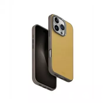 UNIQ Lyden DS ovitek za Apple iPhone 16 Pro 6,3 inch MagClick polnjenje rumeno-siva