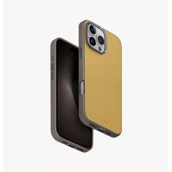 UNIQ Lyden DS ovitek za iPhone 16 Pro Max 6,9 inch MagClick polnjenje, rjava/flint siva
