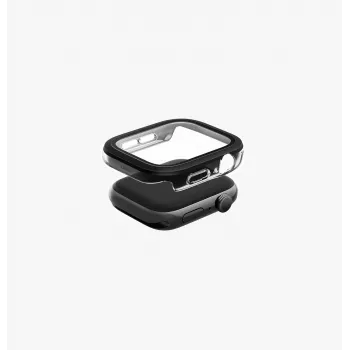 UNIQ Voute zaščitni ovitek s kaljenim steklom za Apple Watch Series 10/11 46mm, srebrn