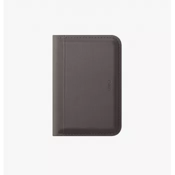 UNIQ Lyden DS magnetna RFID denarnica s stojalom za telefon, siva