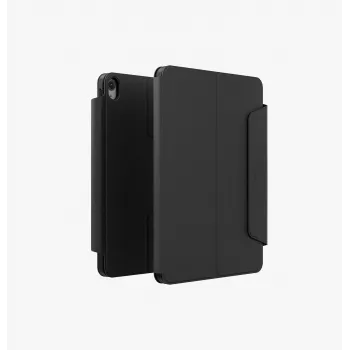 UNIQ Rovus Snapmount magnetni 360 vrtljivi snemljivi ovitek za iPad Air 13 M2/M3 (2024/2025), črn