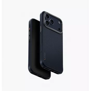 UNIQ Keva ovitek za iPhone 17 Pro Max MagClick polnjenje, črn