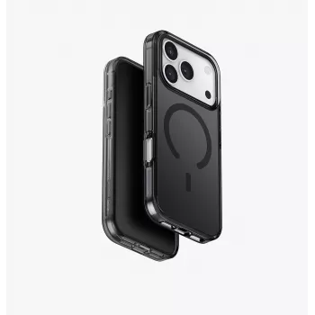 UNIQ Clario ovitek za iPhone 17 Pro Magclick polnjenje, črn