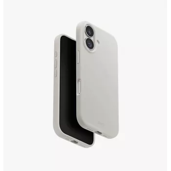 UNIQ Lino MagClick polnilni ovitek za Apple iPhone 17, svetlo siv, Liquid Silicone