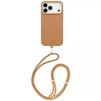 UNIQ Coehl Mirelle ovitek za iPhone 17 Pro Max, magnetno polnjenje, rjav