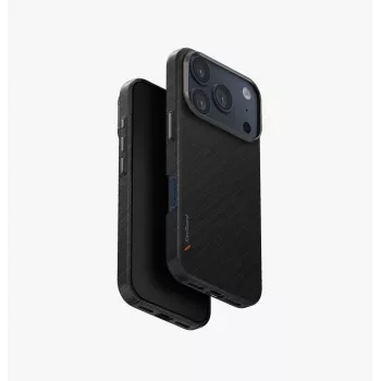 UNIQ Keva Edge ovitek za iPhone 17 Pro s polnjenjem MagClick, oranžen