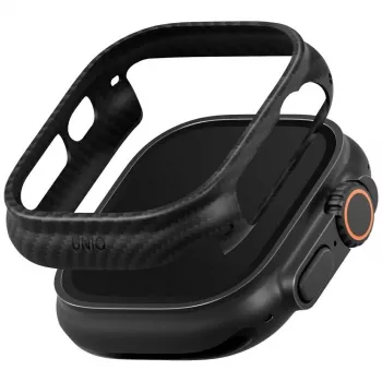 UNIQ Keva Verge ovitek za Apple Watch Ultra / Ultra 2 / Ultra 3 49mm, črn
