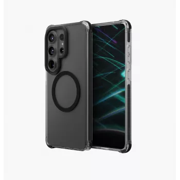 UNIQ Combat ovitek za Samsung Galaxy S26 Ultra s polnjenjem MagClick, črn