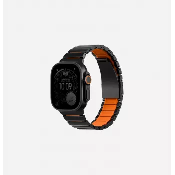 UNIQ Strova Flex jermen za Apple Watch 44/45/46/49mm Series 1/2/3/4/5/6/7/8/9/10/11/SE/SE2/SE3/Ultra/Ultra 2/Ultra 3 srebrno-limetna
