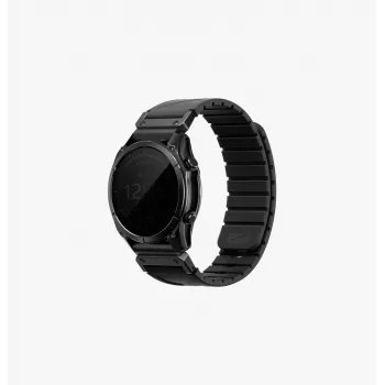 UNIQ Fluo x Smart-Fit jermen za uro za Garmin 26mm črn