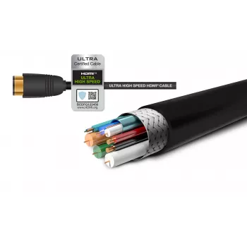 Gefen GEF-CAB-HS-HDMI-15M HDMI 2.1 kabel 15m 48Gbit/s 8K 4K HDR eARC črn