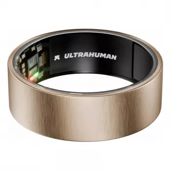 ULTRAHUMAN Ring Air - pametni prstan za ženske in moške - sledenje spanju in telesni pripravljenosti - srčni utrip - pametni prstan rožnato zlata velikost 12