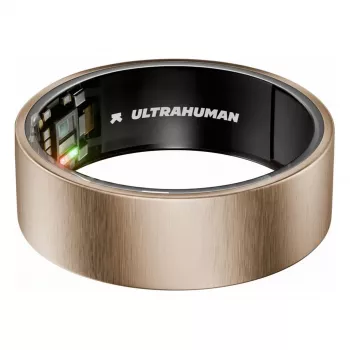 ULTRAHUMAN Ring Air - pametni prstan za ženske in moške - sledenje spanju in telesni pripravljenosti - srčni utrip - pametni prstan rožnato zlata velikost 10