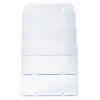 Exacompta stojalo za prospekte A5, 3 predali, polistiren, 154 x 181 x 280 mm (75158D)