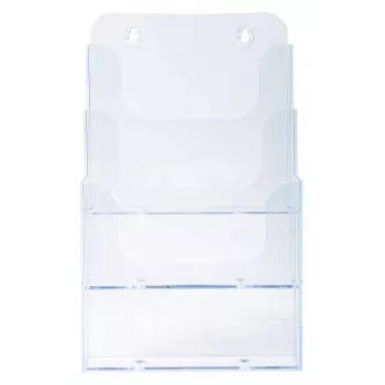 Exacompta stojalo za prospekte A5, 3 predali, polistiren, 154 x 181 x 280 mm (75158D)