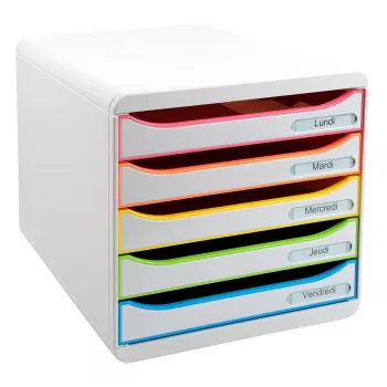 Exacompta BIG-BOX PLUS Office Harlequin predalnik, 347 x 278 x 271 mm (309913D)