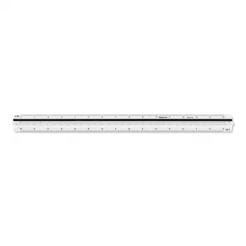 ARISTO trikotno merilo D-profil, belo, 30 cm (AR23703EB)