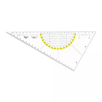 ARISTO geometrijski trikotnik 26,0 cm prozoren