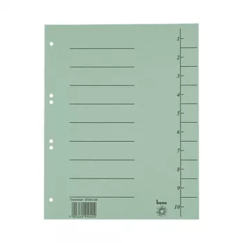 Bene 100 ločilni listi, A4, 250 g/m², zeleni (97300GN)