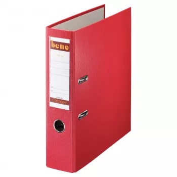 Esselte Leitz 291400RT registrator z vzvodom A4 80 mm rdeč 600 listov