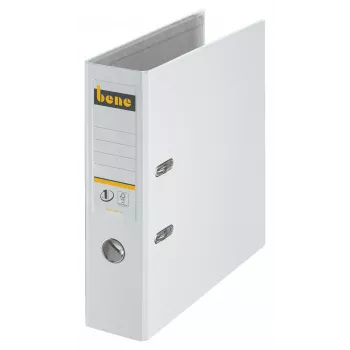 Bene registrator 291400 A4 80mm bel z vzvodom