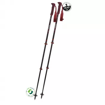 Komperdell Carbon EVO Zero Compact pohodniške palice - Malbec