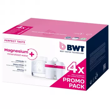 BWT vložek za vodni filter z magnezijem, 4 kosi, promocijsko pakiranje