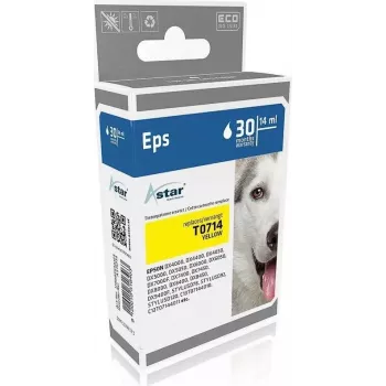 ASTAR rumena kompatibilna kartuša s črnilom (alternativa Epson T0714)
