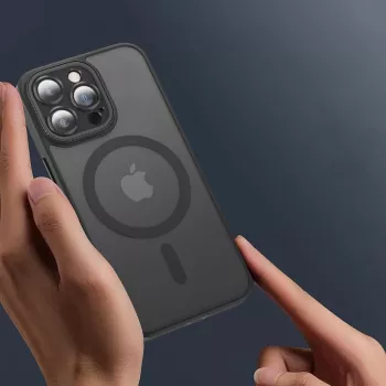 TECH-PROTECT MAGMAT CAM+ MagSafe ovitek za Apple iPhone 15 Pro, mat črn