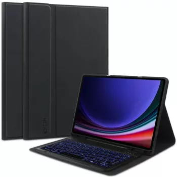 Tech-Protect SC Pen + ovitek s tipkovnico za Samsung Galaxy Tab S9 / S9 FE / S10 FE / S10 Lite, črn