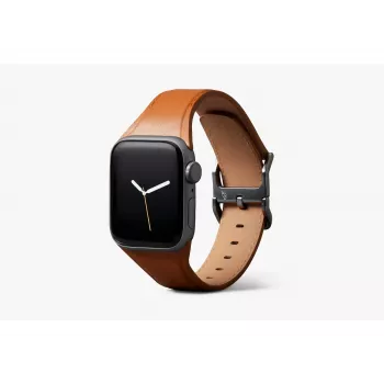 Bellroy Classic Leather Band za Apple Watch, rjav, 40mm, 41mm, 38mm, 42mm (serija 10/11)