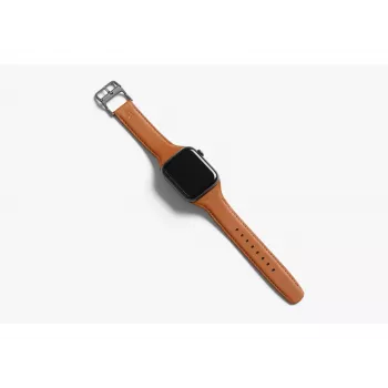 Bellroy Classic Leather Band za Apple Watch, rjav, 40mm, 41mm, 38mm, 42mm (serija 10/11)