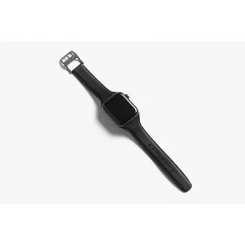 Bellroy Classic usnjen pas za Apple Watch, črn, 44mm, 45mm, 42mm (Series 1/2/3), 49mm, 46mm