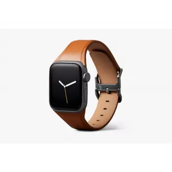 Bellroy Classic Leather Band za Apple Watch, rjav, 42mm, 44mm, 45mm, 46mm, 49mm