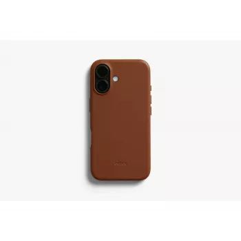 Bellroy usnjeni ovitek za iPhone 16, rjav