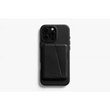 Bellroy usnjeni ovitek z magnetno denarnico za iPhone 16 Pro Max, črn