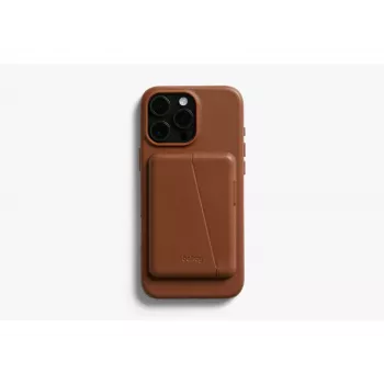 Bellroy usnjen ovitek z magnetno denarnico za iPhone 16 Pro Max, rjav