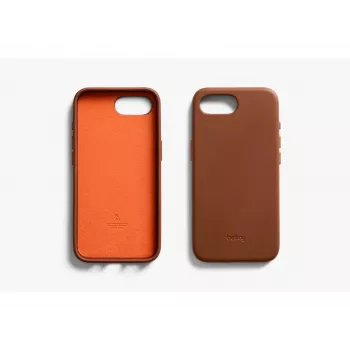 Bellroy usnjen ovitek za iPhone 16e, rjav