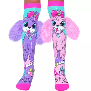 MADMIA otroške dokolenke Coco In Parris Puppy 3D plišasta ušesa MM172