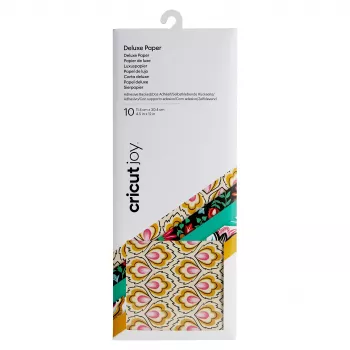 CRICUT Joy samolepilni deluxe papir 11,5x30 cm 10 listov By Design