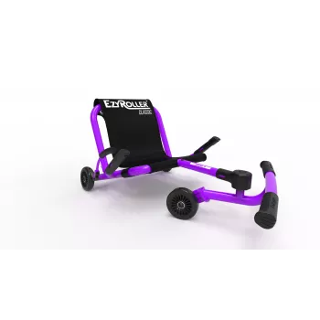 EzyRoller Classic gokart na nožni pogon za otroke 3–12 let vijoličen