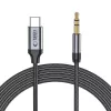 TECH-PROTECT ULTRABOOST avdio kabel USB-C na 3,5 mm mini jack 100 cm črn
