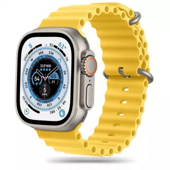 TECH-PROTECT IconBand Pro zapestni pas za Apple Watch 42/44/45/49mm rumen