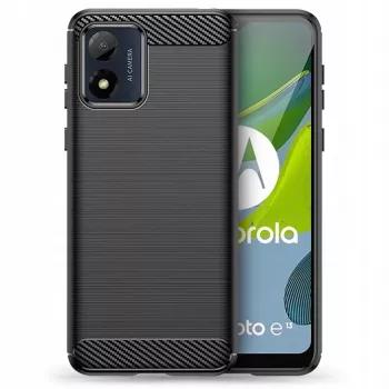 TECH-PROTECT ovitek za Motorola Moto E13 TPU, Carbon Black